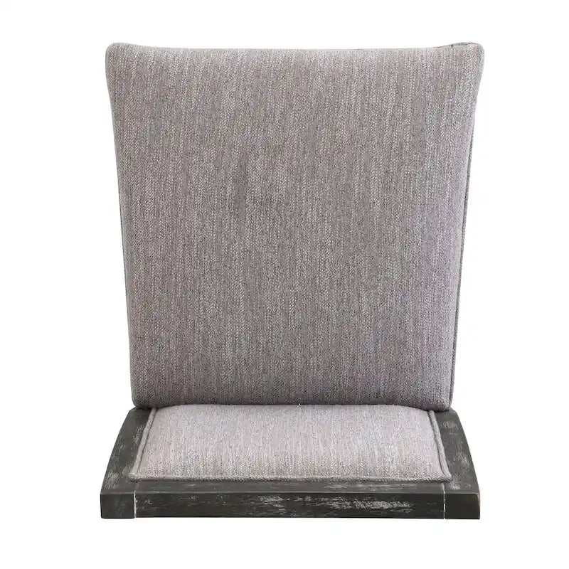 Tabourets de bar rétro, lot de 2 chaises hautes de bar rembourrées de 77,5 cm avec coussin en tissu et structure en bois