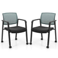 Chaises de conférence empilables de bureau en tissu maillé