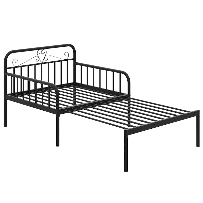 Lit de repos en métal extensible en lit simple robuste - Voir les détails