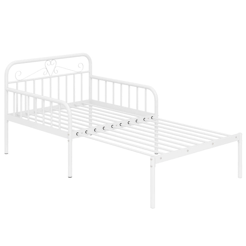 Lit de repos en métal extensible en lit simple robuste - Voir les détails