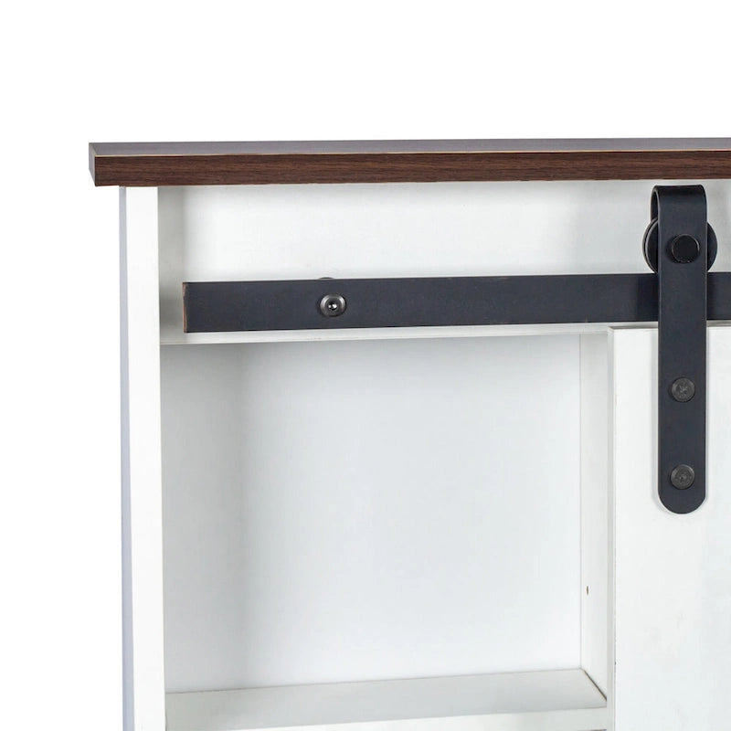 Coiffeuse de 106 cm de large avec 4 tiroirs et 1 meuble de rangement Coiffeuse