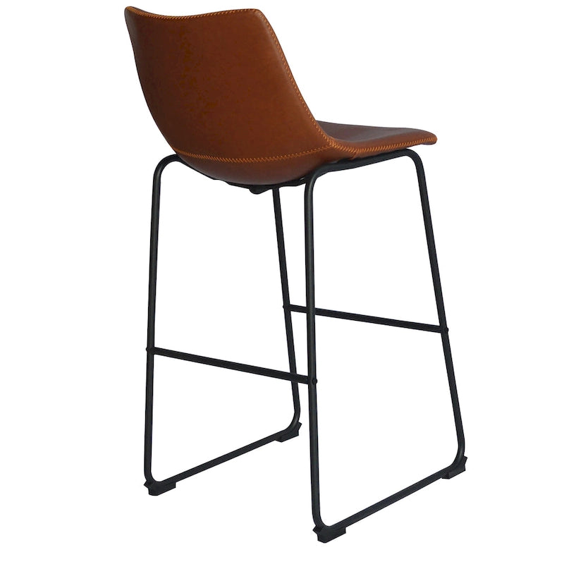 Tabouret de bar en similicuir de la meilleure qualité (lot de 2)