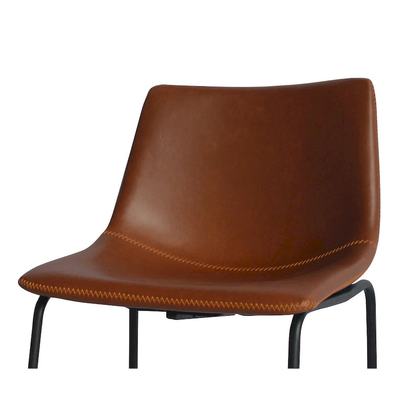 Tabouret de bar en similicuir de la meilleure qualité (lot de 2)