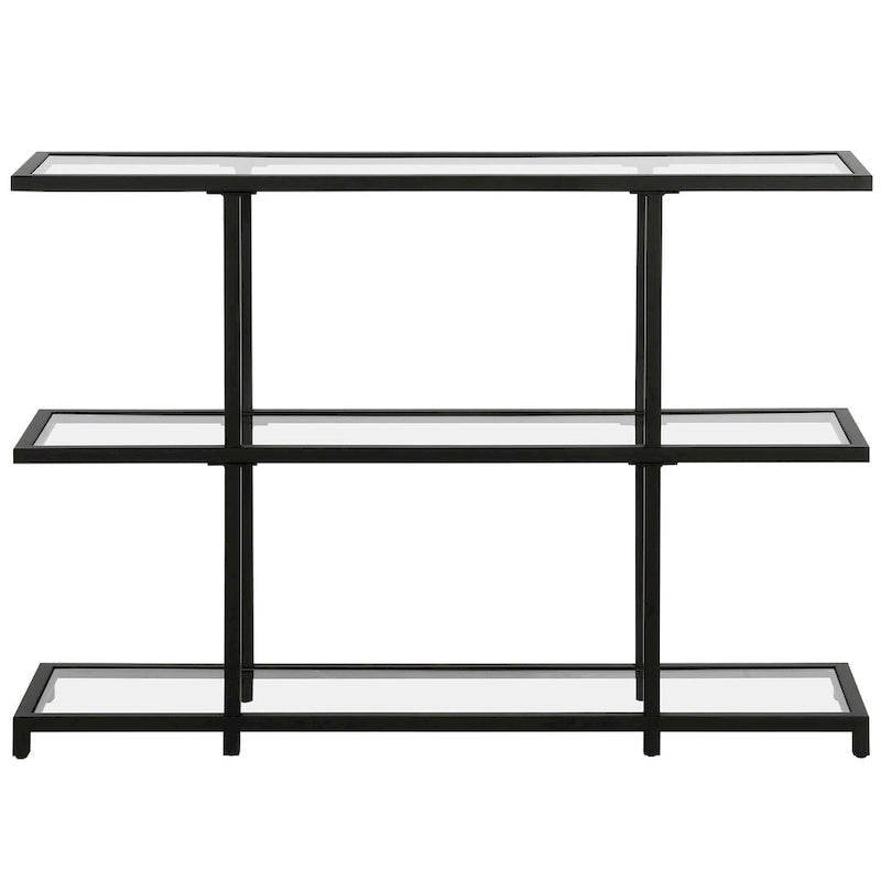 Console en verre trempé, minimaliste et moderne