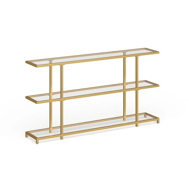 Console en verre trempé, minimaliste et moderne