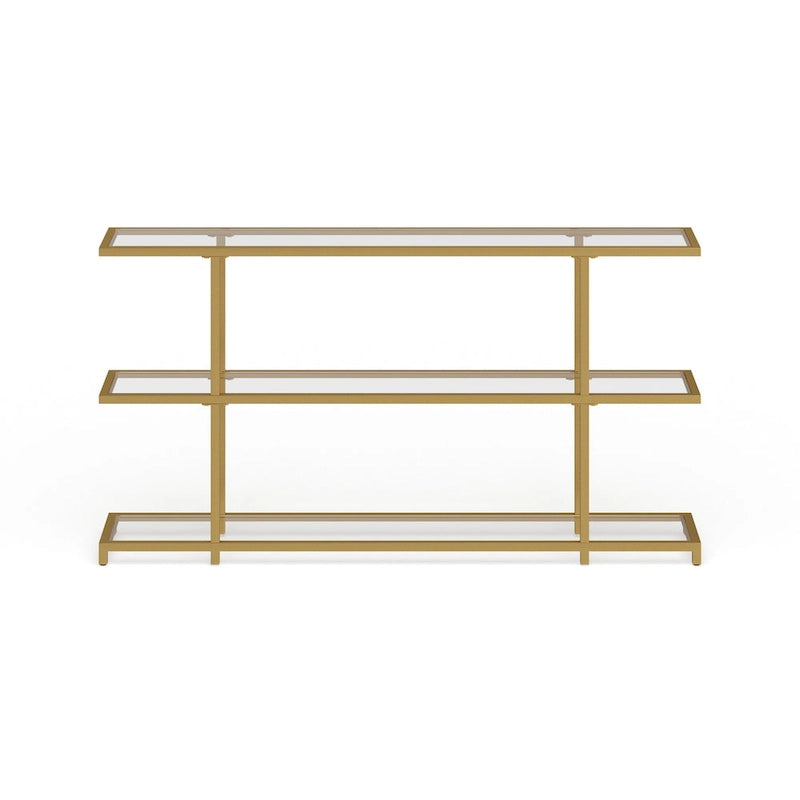 Console en verre trempé, minimaliste et moderne