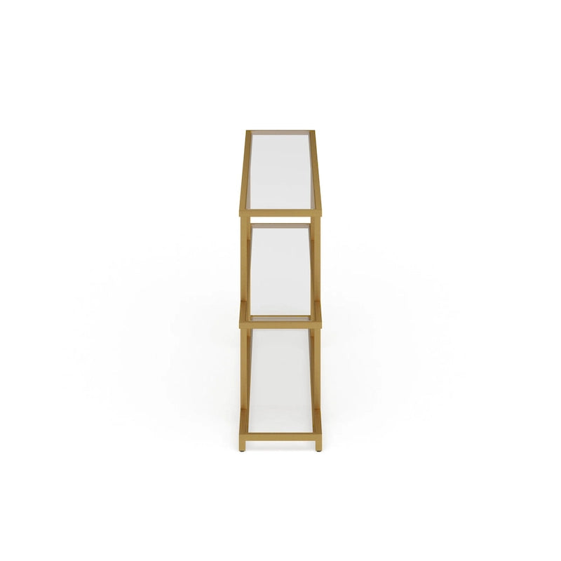 Console en verre trempé, minimaliste et moderne