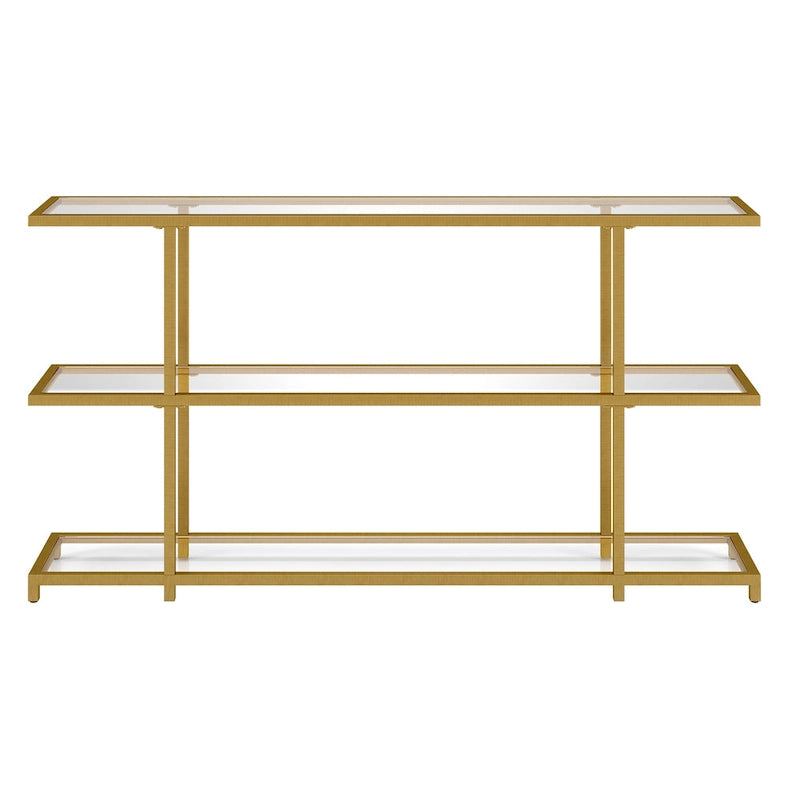 Console en verre trempé, minimaliste et moderne