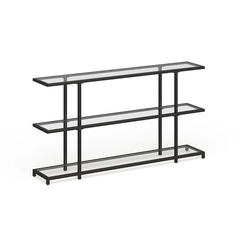 Console en verre trempé, minimaliste et moderne