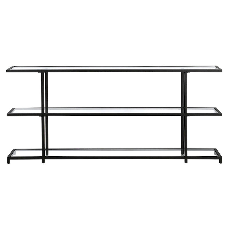 Console en verre trempé, minimaliste et moderne