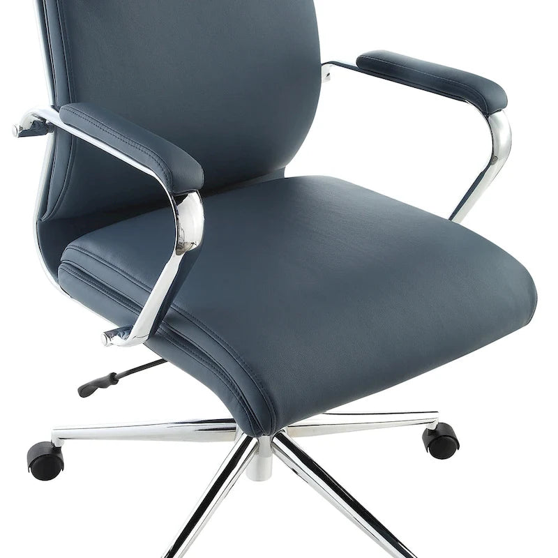 Chaise de bureau en tissu antimicrobien