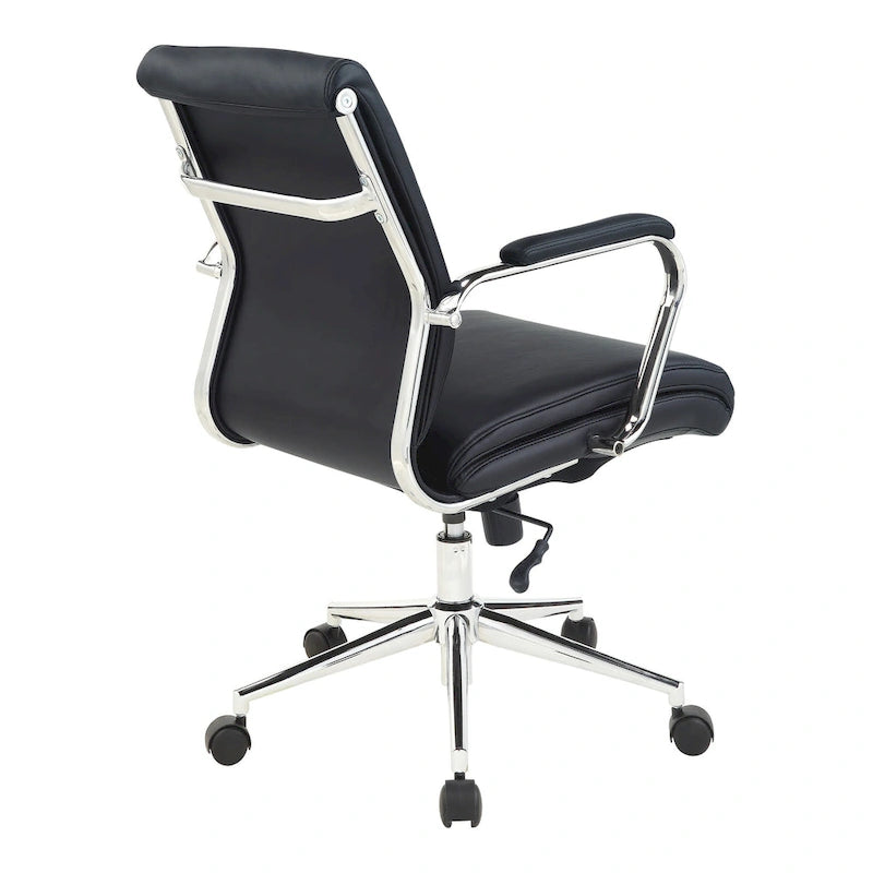 Chaise de bureau en tissu antimicrobien