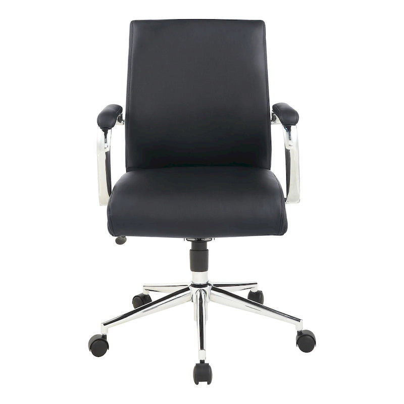Chaise de bureau en tissu antimicrobien