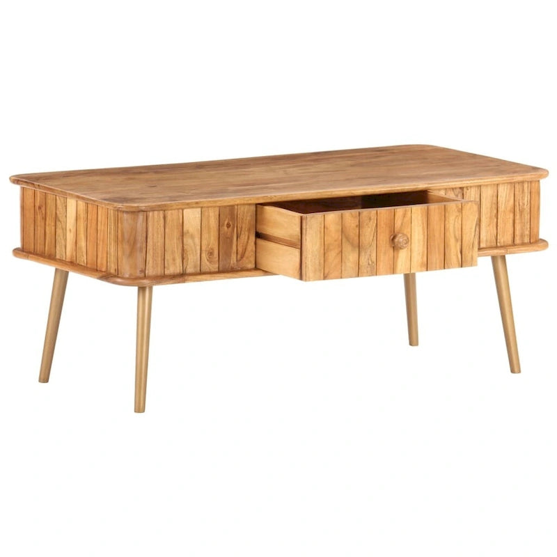 Table basse 39,4x19,7x15,7 Bois d'acacia massif