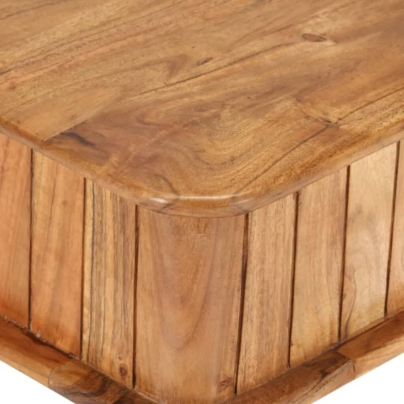 Table basse 39,4x19,7x15,7 Bois d'acacia massif