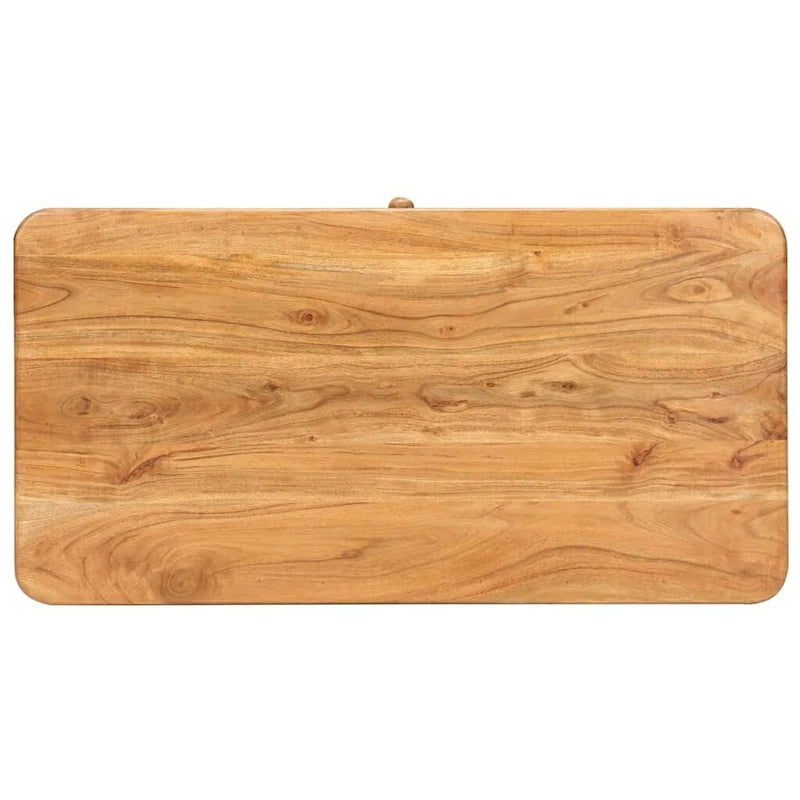 Table basse 39,4x19,7x15,7 Bois d'acacia massif