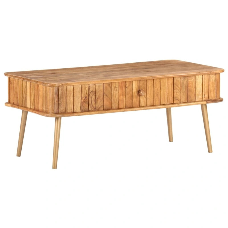 Table basse 39,4x19,7x15,7 Bois d'acacia massif