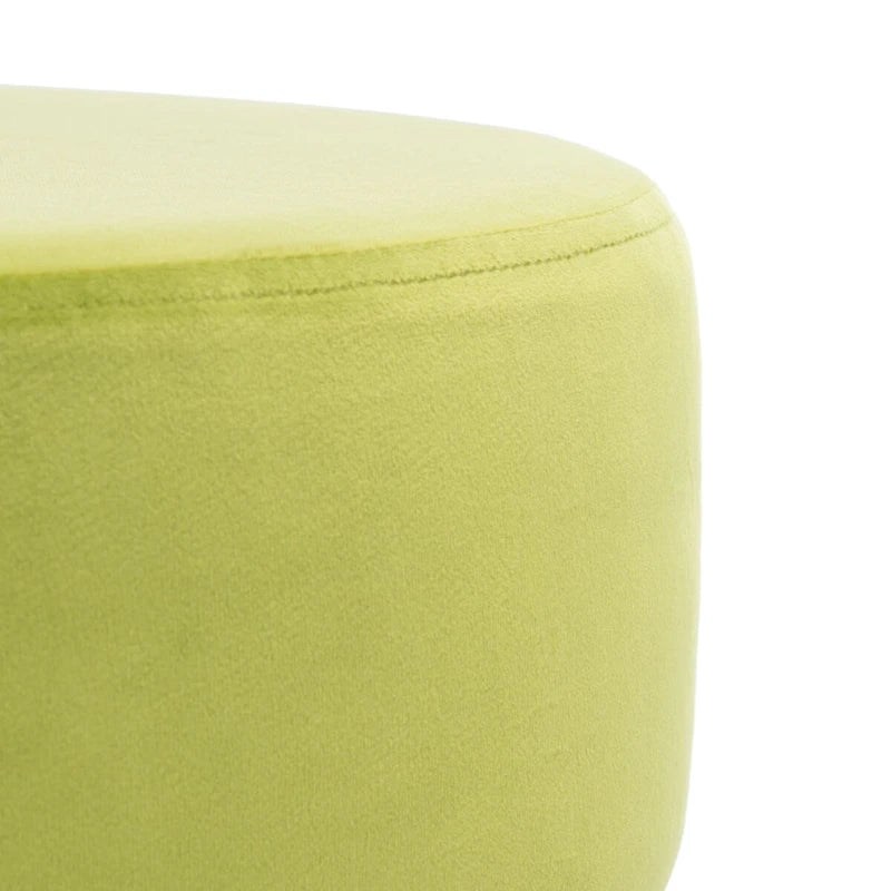 Pouf avec pieds épingle à cheveux ronds