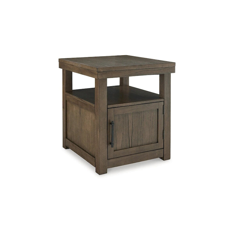 Table d'appoint marron - 24 l. x 26 p. x 26,63 h.